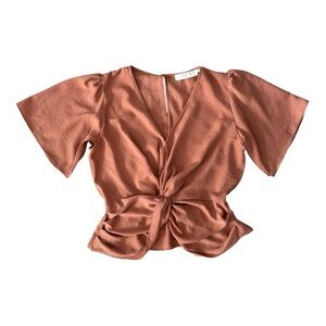 Astr Women’s Rust Orange Top